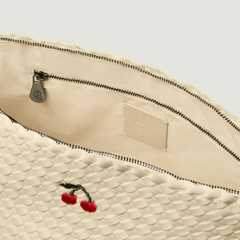 Portofino Large Cosmetic Pouch Cherry | Salt