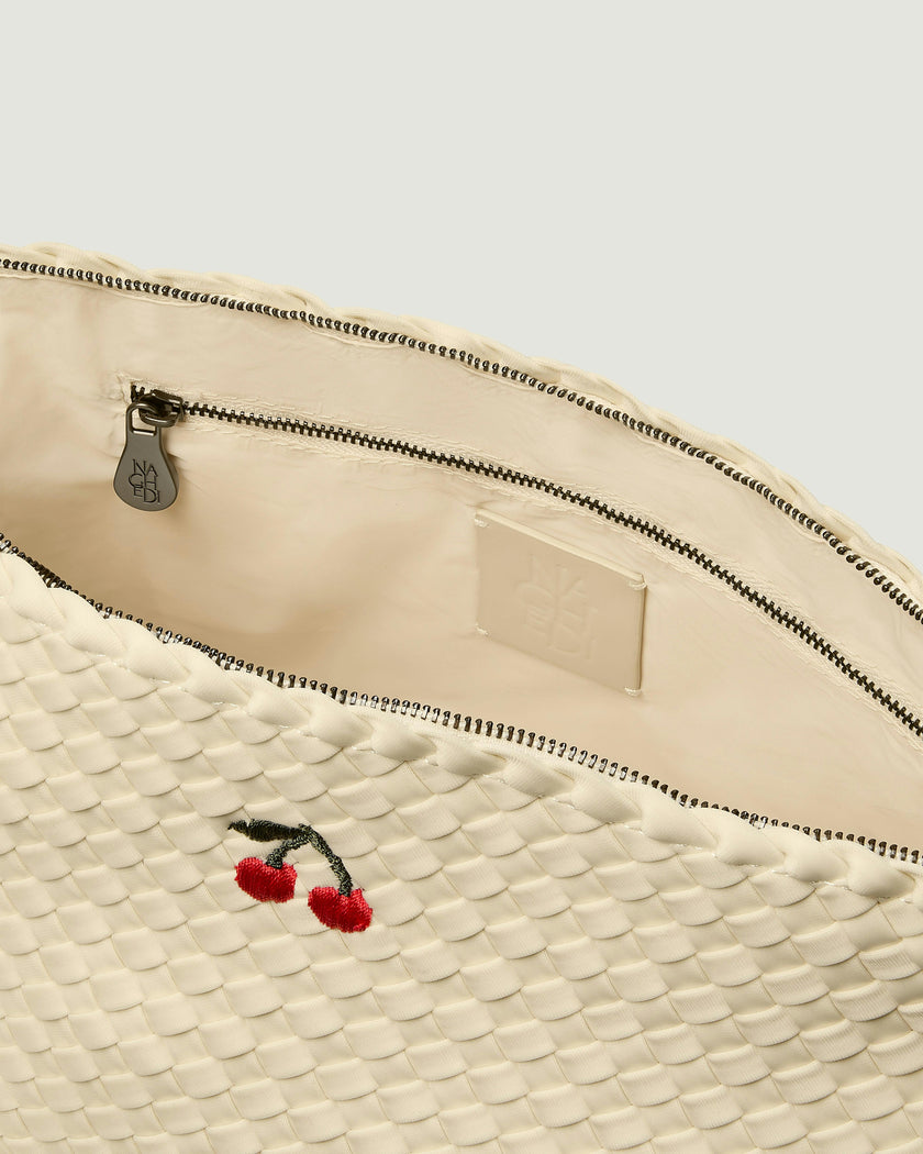 Portofino Large Cosmetic Pouch Cherry | Salt
