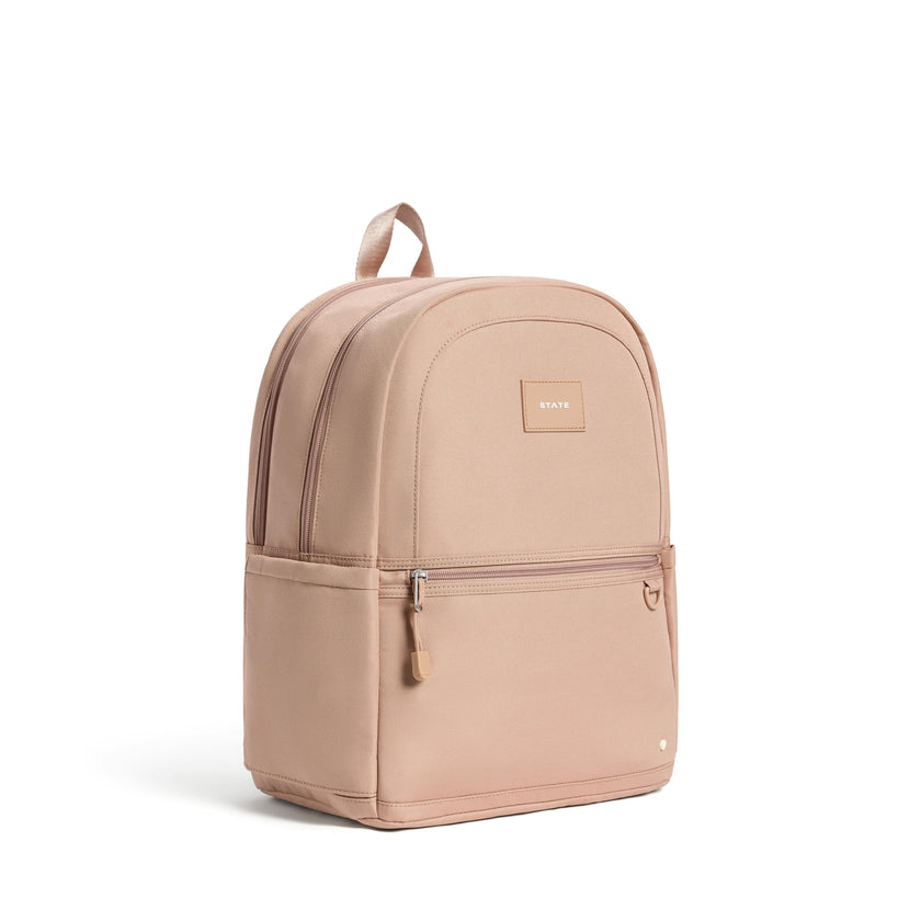 Kane Double Pocket Backpack, Mocha