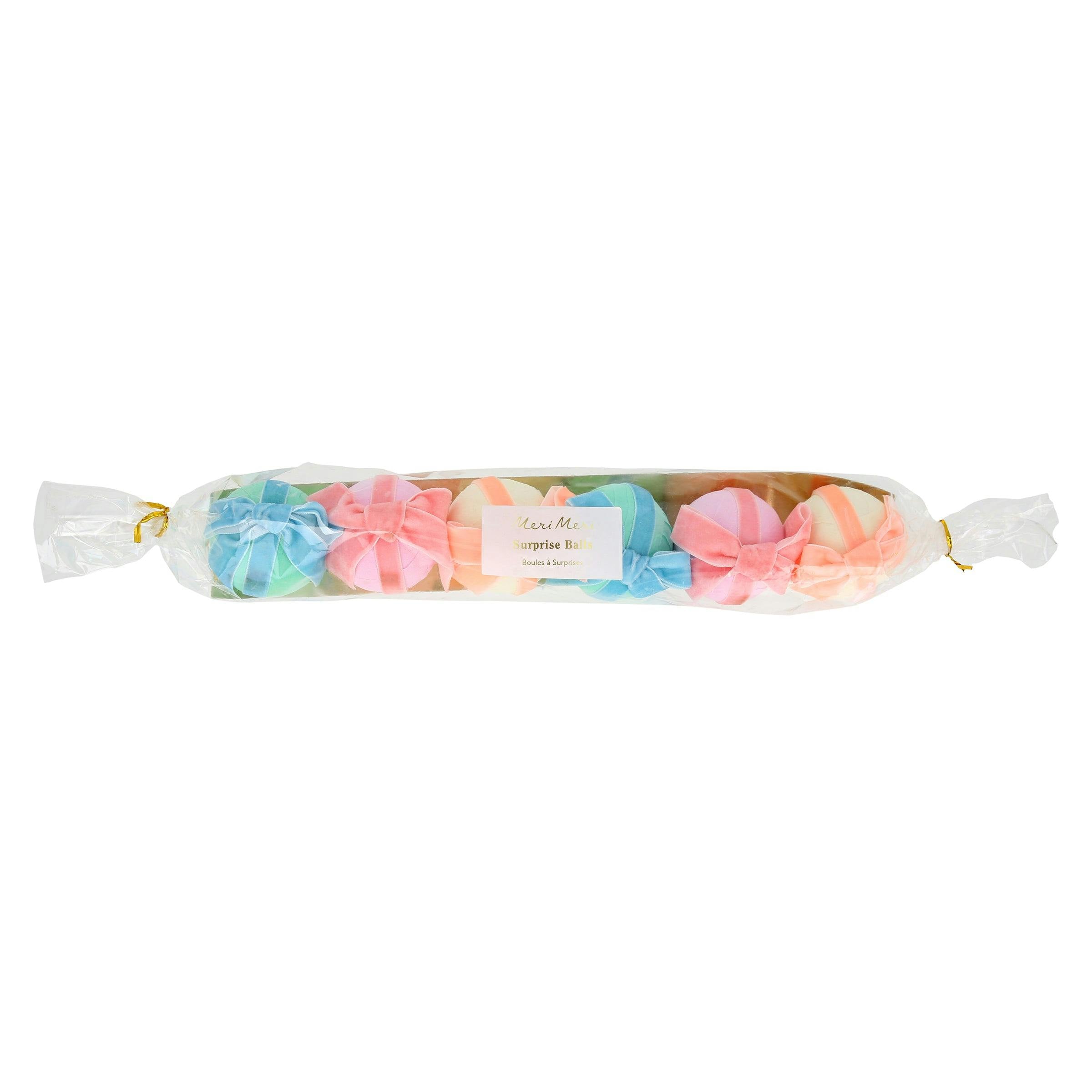 Velvet Bow Surprise Balls