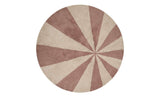 Beach Ball Washable Round Wool Rug