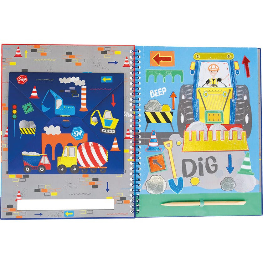 Construction Foil & Play Magic Foil Art Book