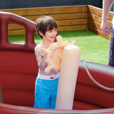 Water Fun Pirate Boat Inflatable Sprinkler Play Center with Pump