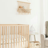 Willow Hanging Macrame Basket Storage
