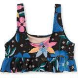 Ruffle Tankini Swim Top 2.0, Black