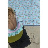 Banana splash large beach towel