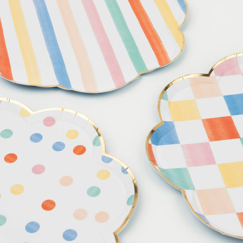 Colorful Pattern Side Plates