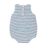 baby jetty stripe french terry bubble romper
