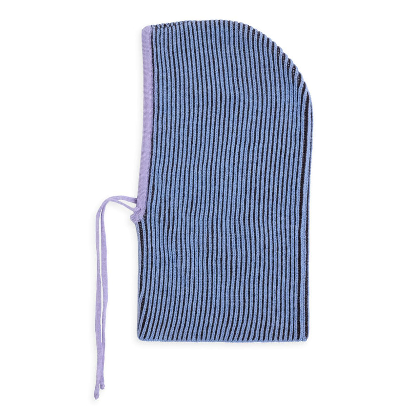 merino wool balaclava - icy stripes