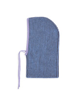 merino wool balaclava - icy stripes