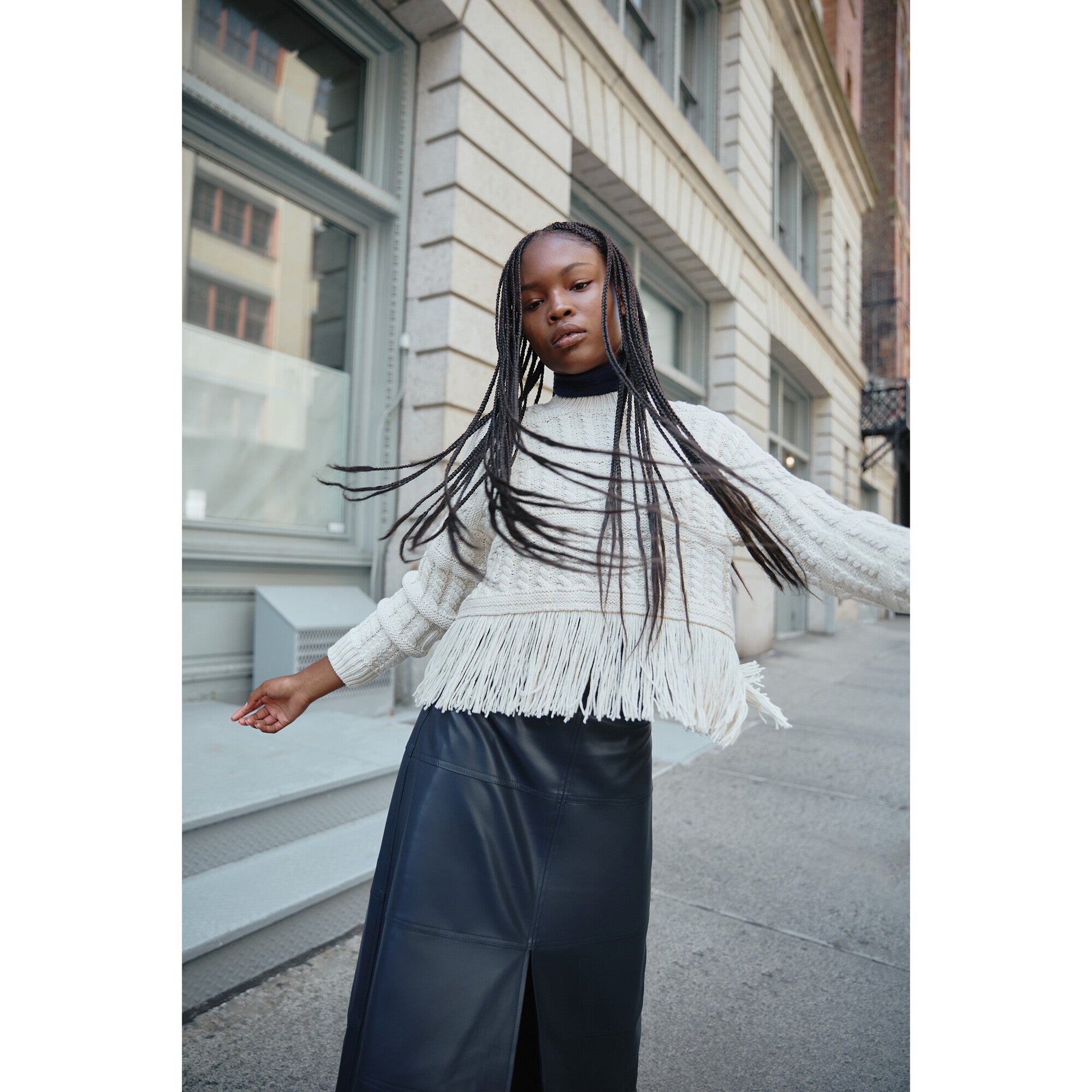 Women's Sally Sweater, Cream