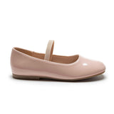 Soft Pink Satin Colette Flats