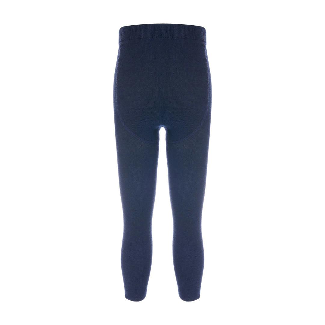 Navy Cotton Tights