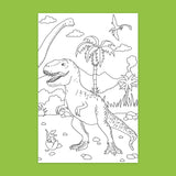 Color & Sticker Fun: Dinosaurs