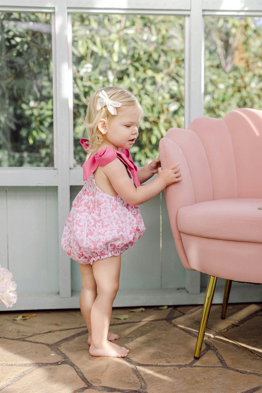 Pink Otomi Smocked Bubble (FINAL SALE)