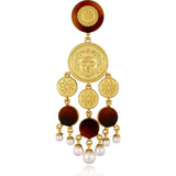 Retro Coin Tassel Earrings