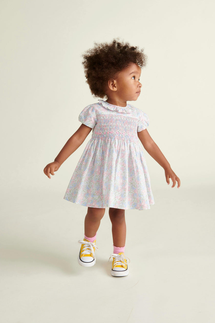 Hand-Smocked Baby Dress