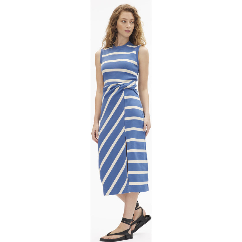 Sleeveless Striped Cody Dress, Stripes