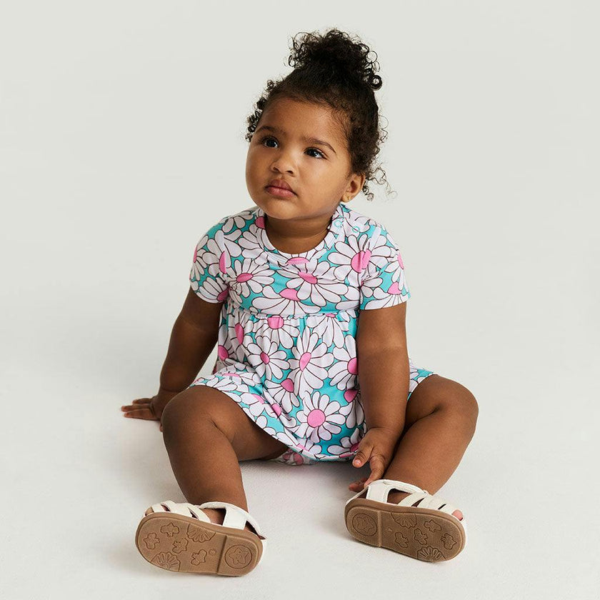 Retro Daisy Bodysuit Dress