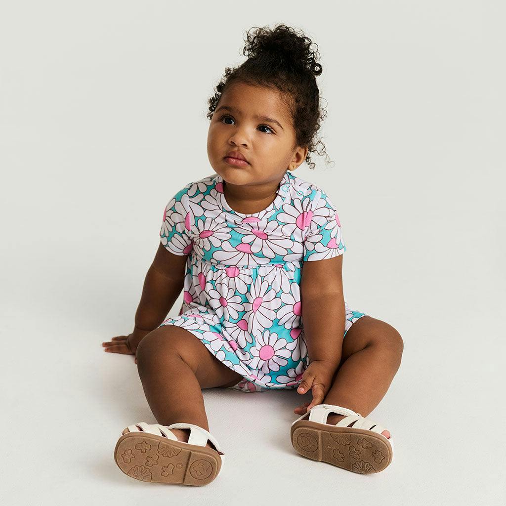 Retro Daisy Bodysuit Dress