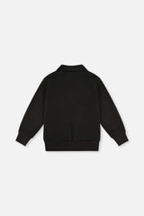 Front Zip Jacket Black