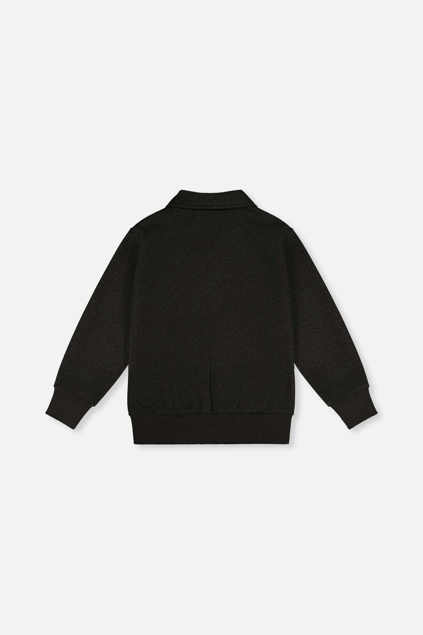Front Zip Jacket Black