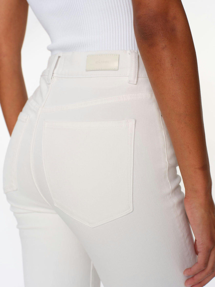 Bridget Boot High Rise Instasculpt™ Crop Jeans | White