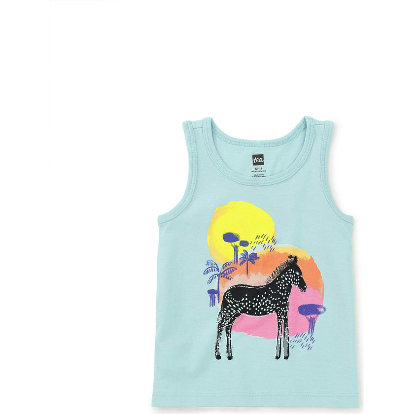 Spotted Tank Top, Blue