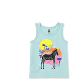 Spotted Tank Top, Blue