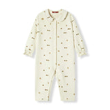 Lil' Mushroom Stretch Fleece Collar Jumpsuit