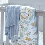 QUINN Reversible Light Weight Quilted Baby Blanket