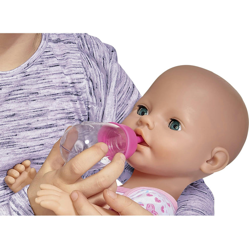 Newborn Baby: Drink & Wet - 7pc Pink - 15" Doll