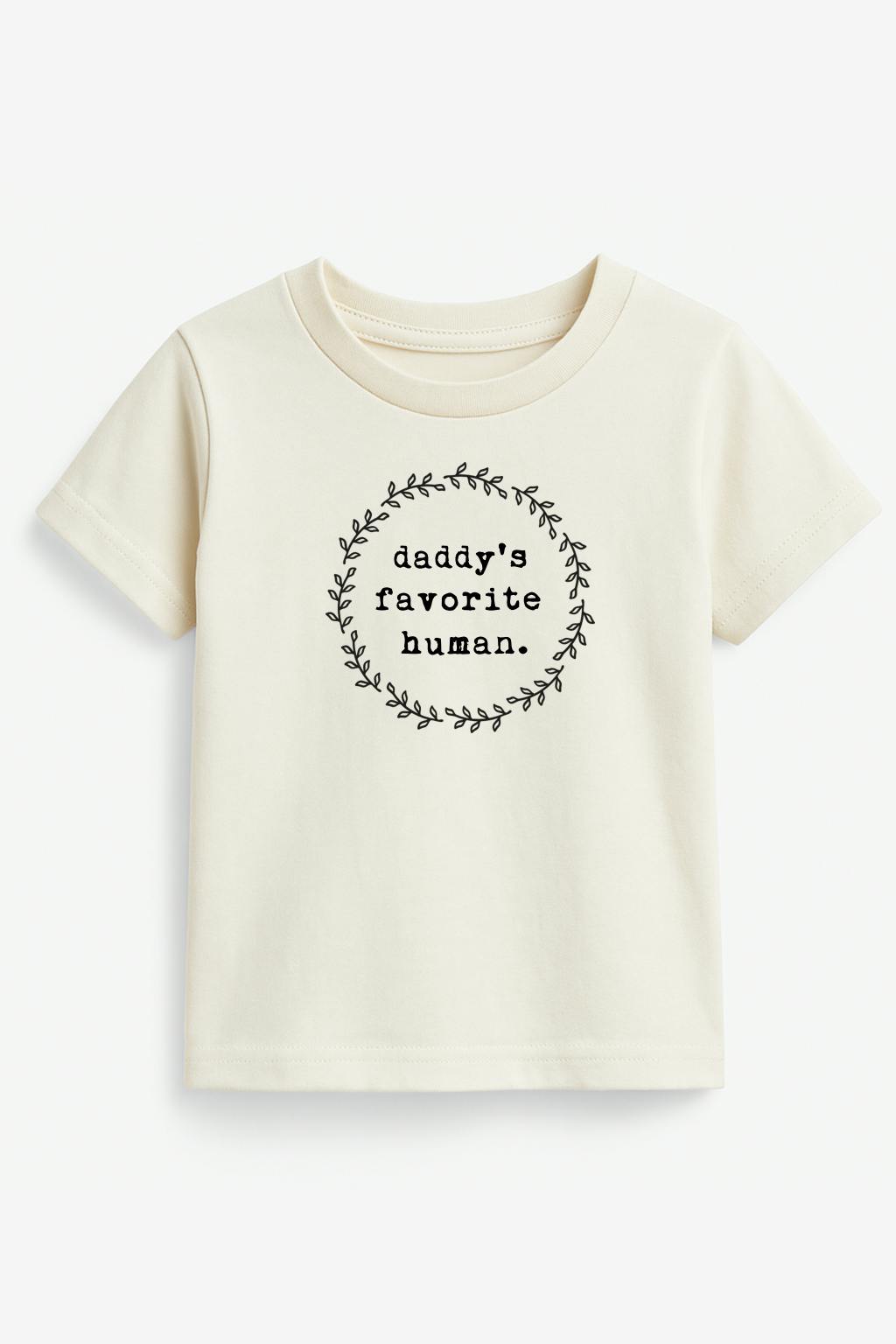 Daddy’s Favorite Human Organic Kids T-Shirt