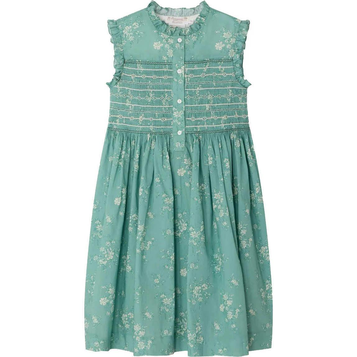 BONPOINT Fabiola Dress - Emerald