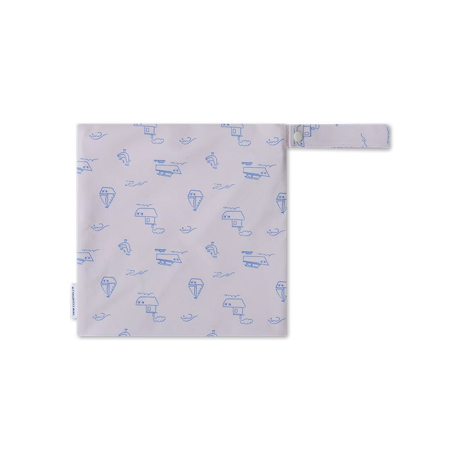 Swim Diaper - Beige/Blue - Seas The Day
