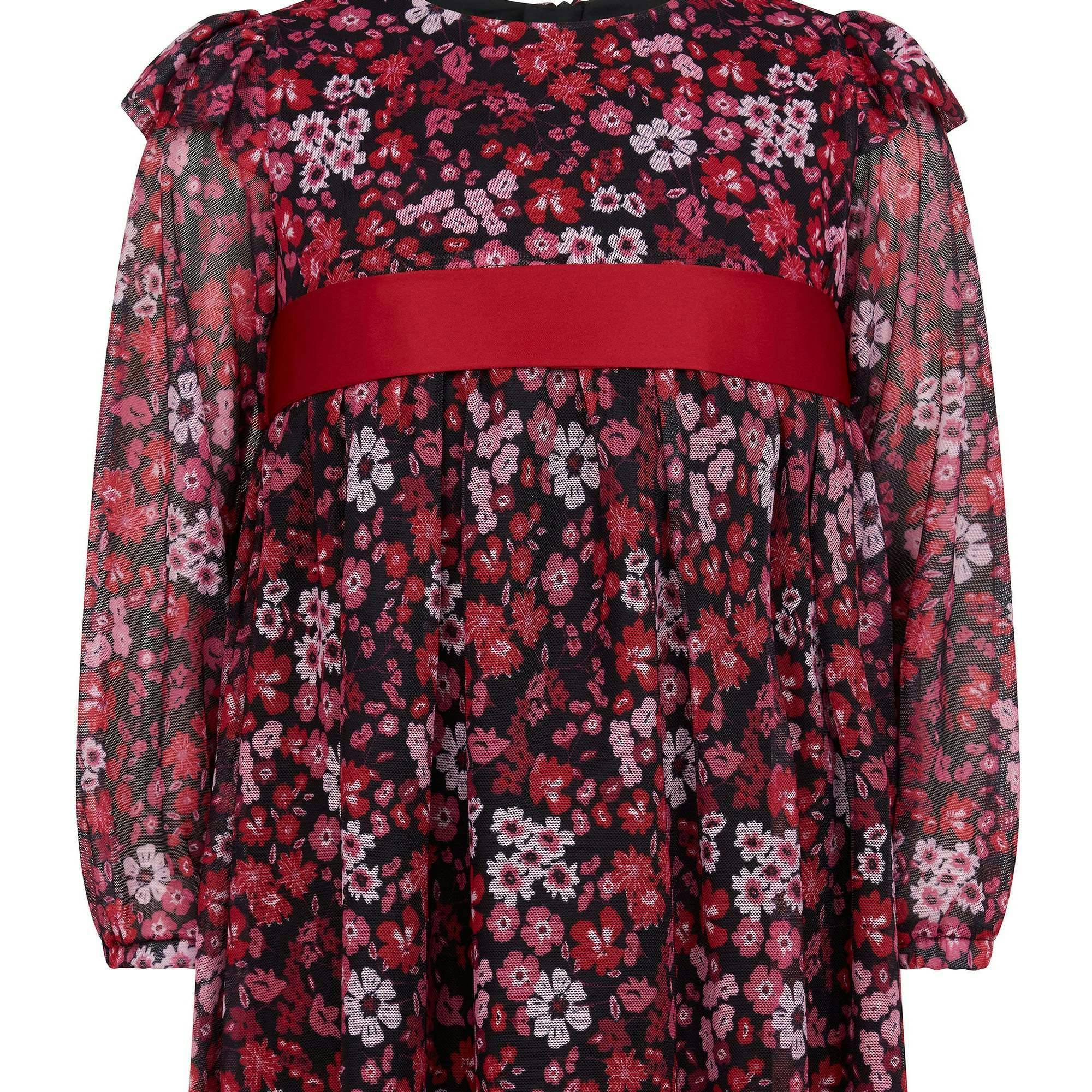 Chloe Winter Floral Party Dress