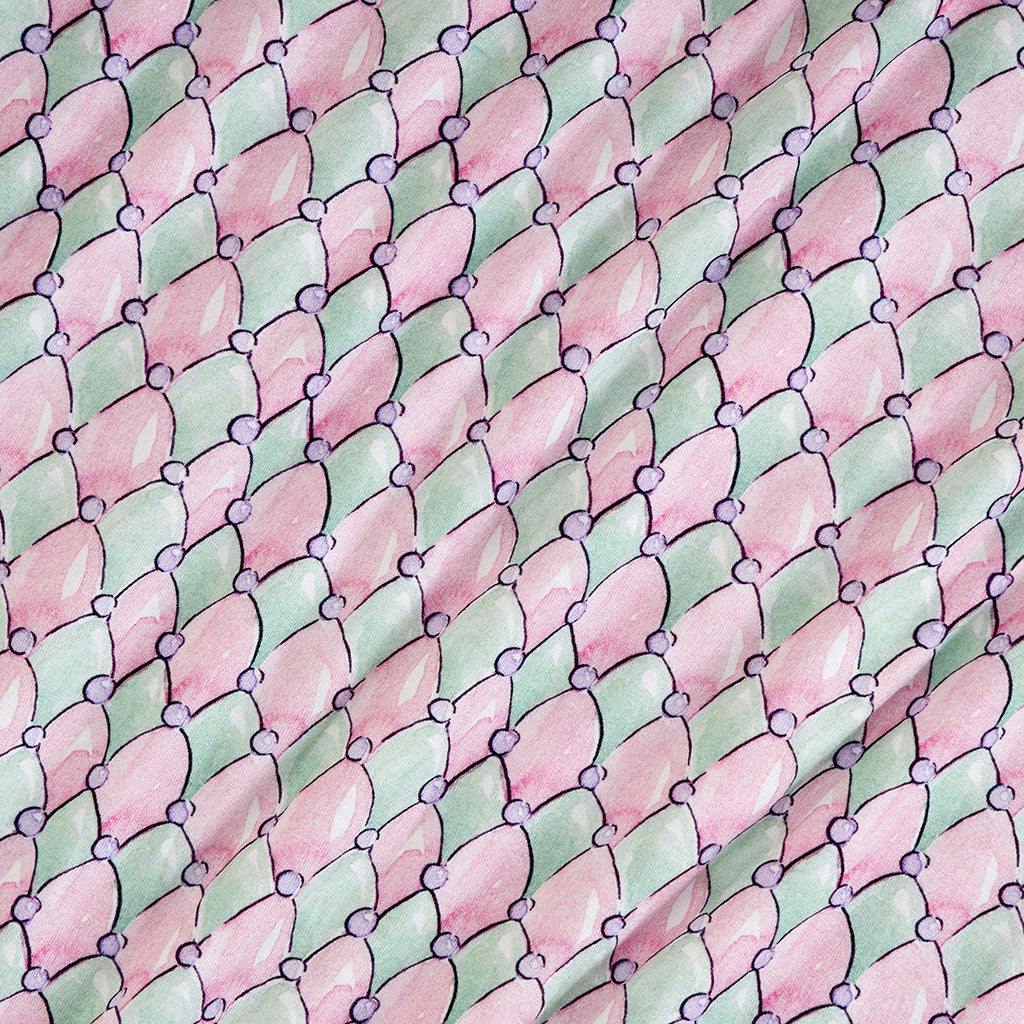 Harlequin Diamonds French Terry Skater Skirt