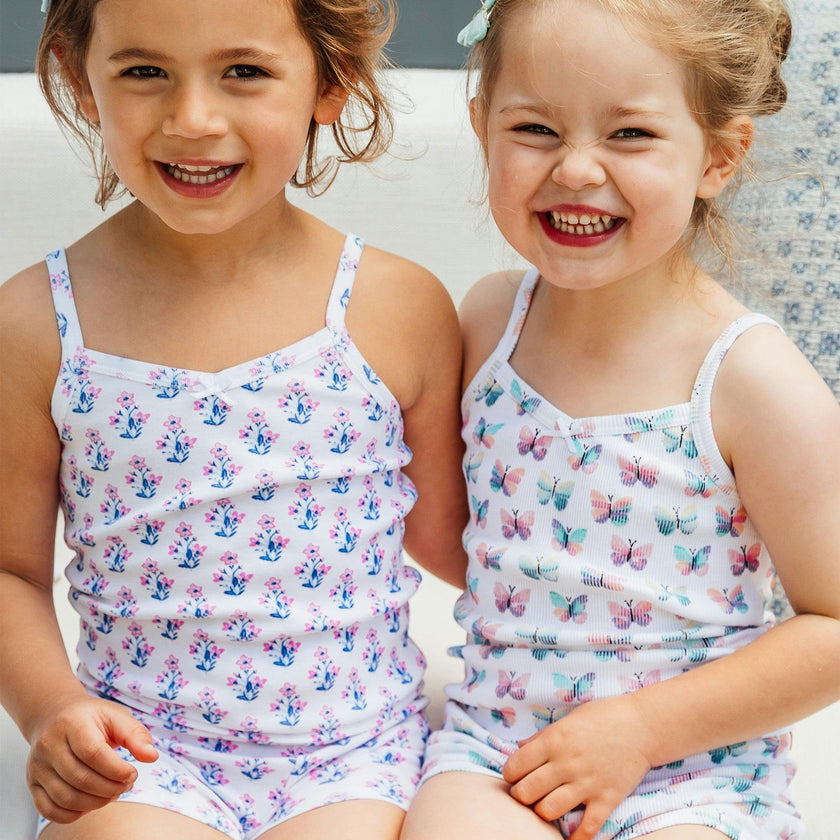 The Organic Cami and Short Set [Butterflies]