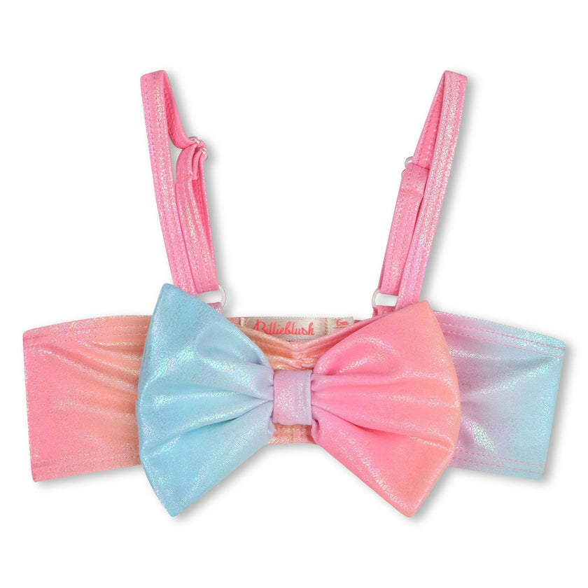 Multicolor Ombre Bow Bikini