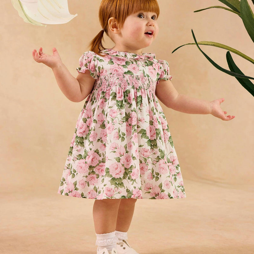 Baby Carline Smocked Dress