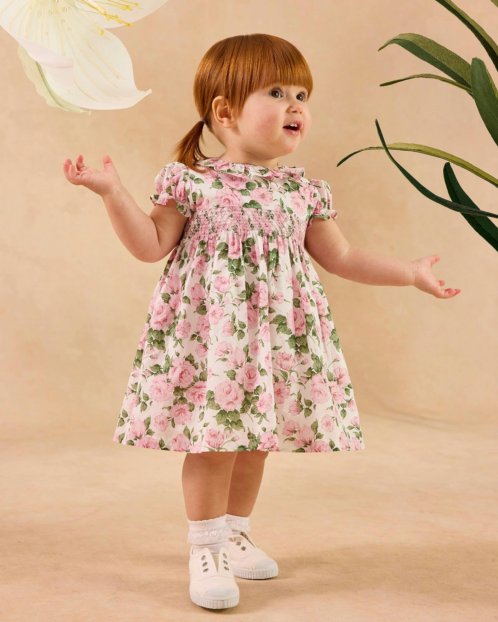 Baby Carline Smocked Dress