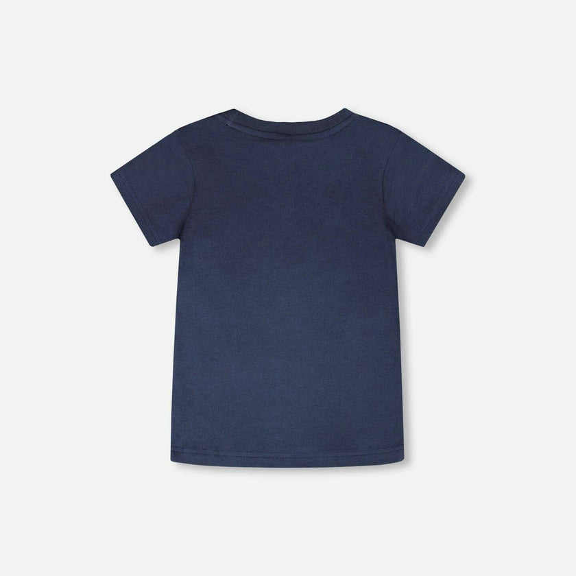 Organic Cotton Short Sleeve T-Shirt Blue