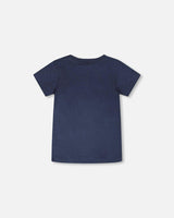 Organic Cotton Short Sleeve T-Shirt Blue