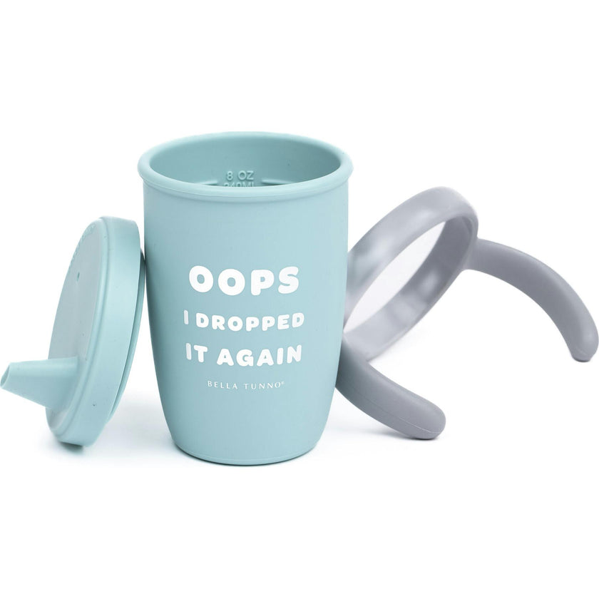 Oops I Dropped It Again 3-Piece Happy Silicon Sippy Cup