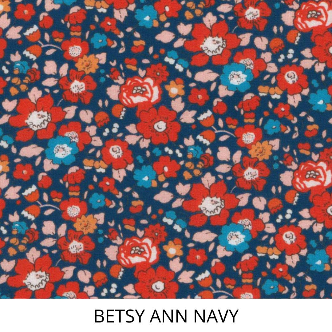 Liberty Of London Hair Bundle - Betsy Ann navy