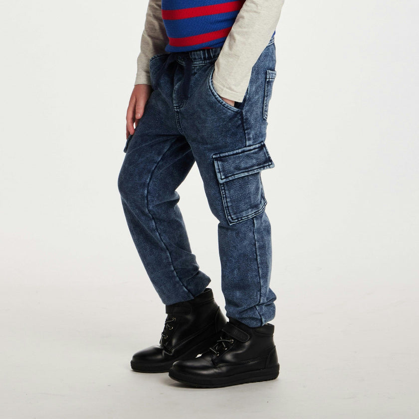 Kids Knit Jogger W/ Cargo Pockets
