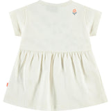 Short Sleeve Dress with Embroidered Flowers