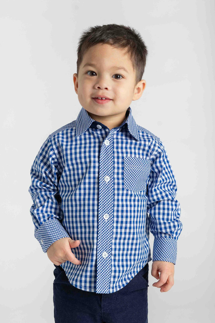Gingham Button Down Shirt