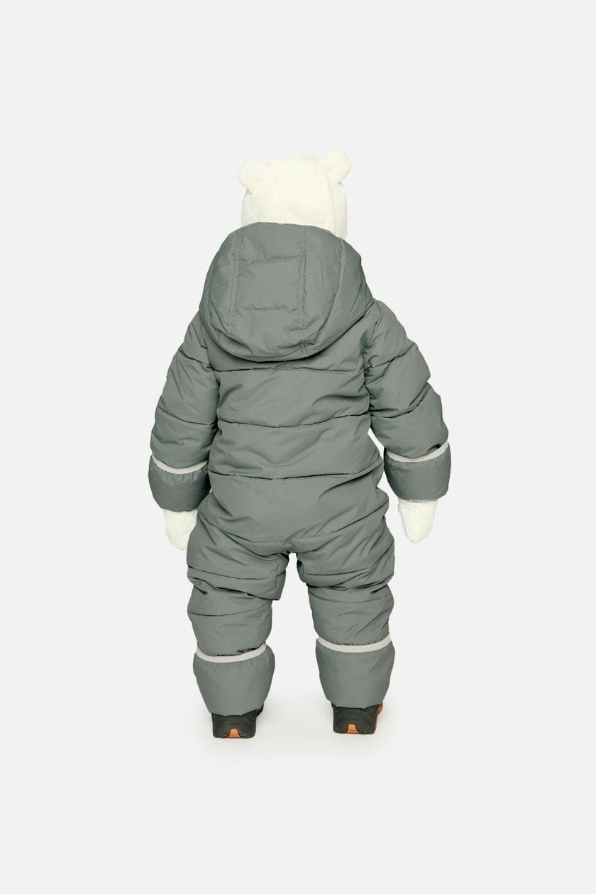 Baby Cloud One Piece Snowsuit Adapted For Car Seats Sage Green