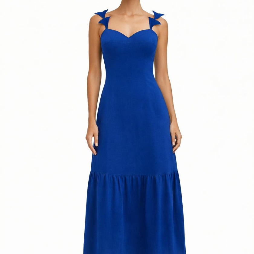 Zoe Royal Blue Midi Dress